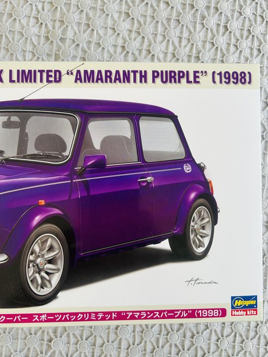 Samochód Mini Cooper model do sklejenia Hasegawa 20814