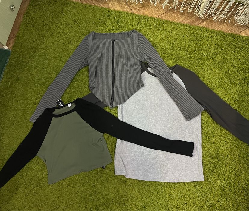 Y2k топи з довгим рукавом