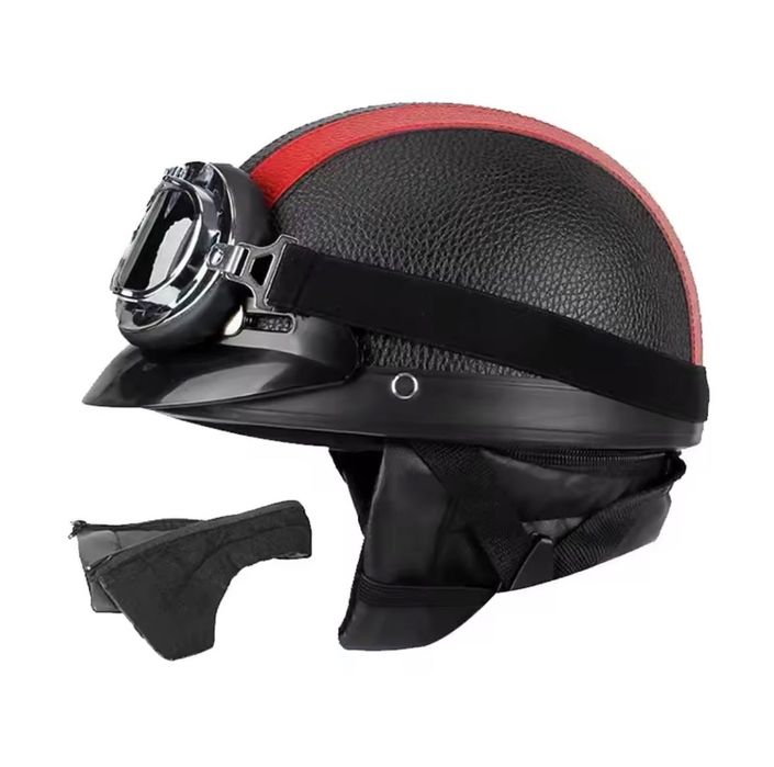 Capacete e óculos Mota 50cc (NOVO)