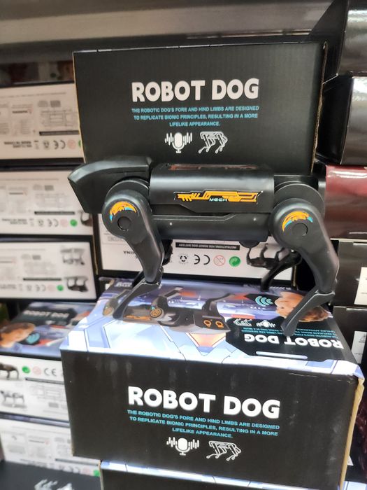 Robot Dog Interaktywny Pies Robot – Sterowanie Głosem, Chodzący Robot RC, Edukacyjna Zabawka