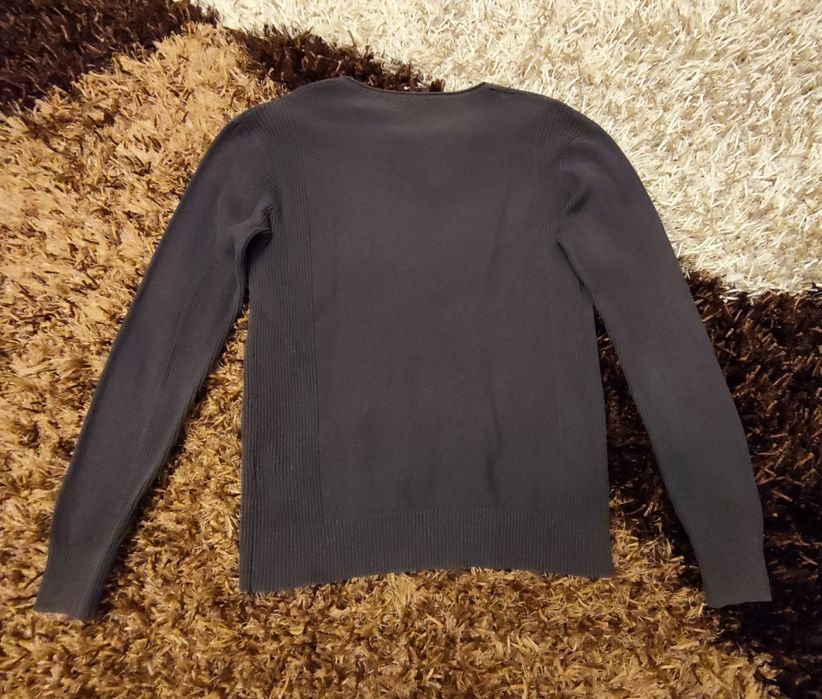 Camisola de malha cor cinza (M)