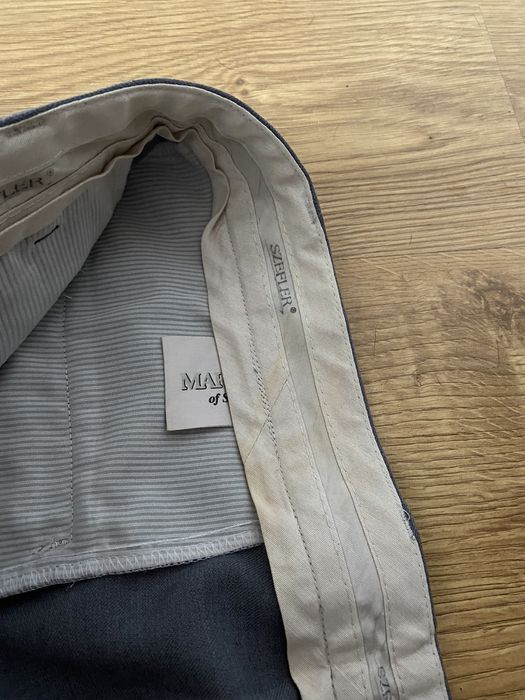 grafitowy garnitur męski