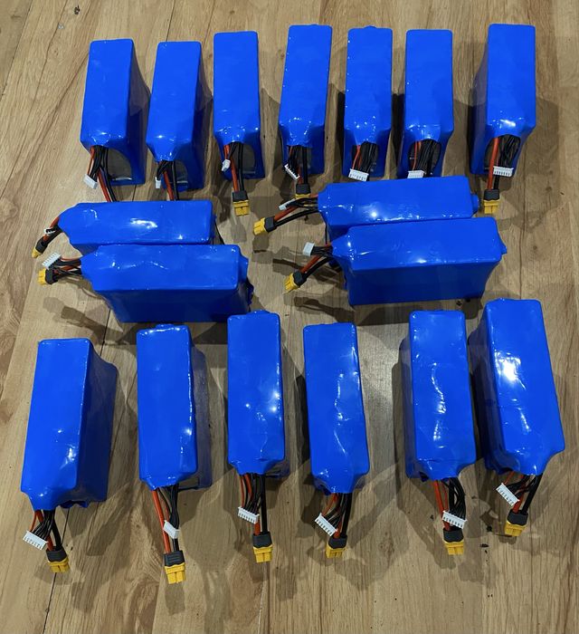 Батареї, збірки, акамулятори до дрона fpv 6s2p, 6s3p, 6s1p