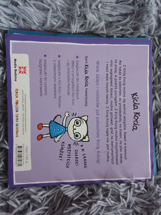 Kicia Kocia w pociągu książeczka