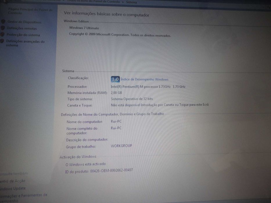 Portatil HP pavillion