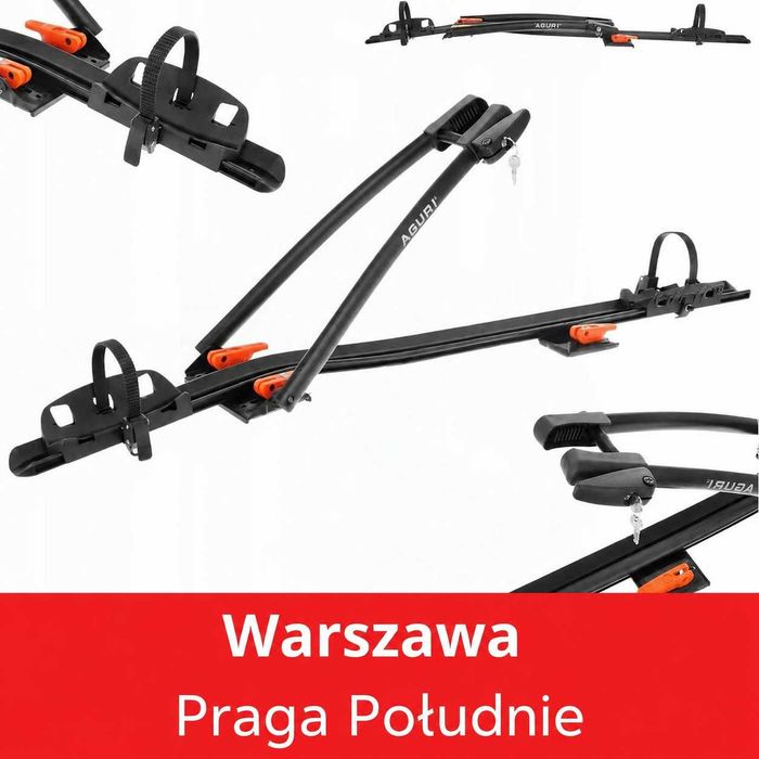 Uchwyt bagażnik rowerowy AGURI ACUDA III czarny 3 Praga Warszawa