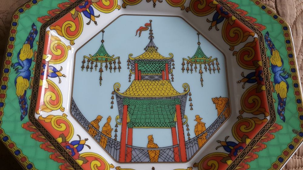 Винтажный набор пепельниц Rosenthal Versace Le Voyage de Marco Polo !!