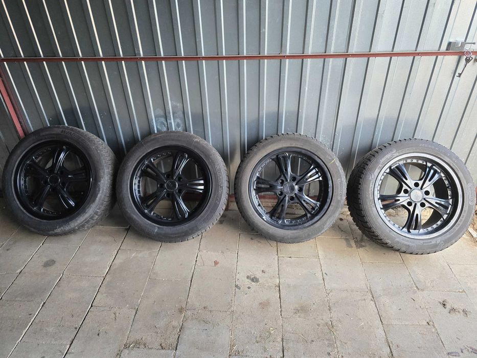 Felgi aluminiowe 17 z oponami do BMW E60 E61 7.5j ET20 5x120