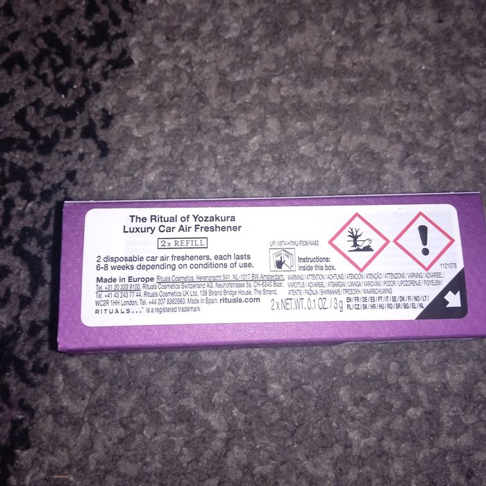 Wkład do samochodu Rituals