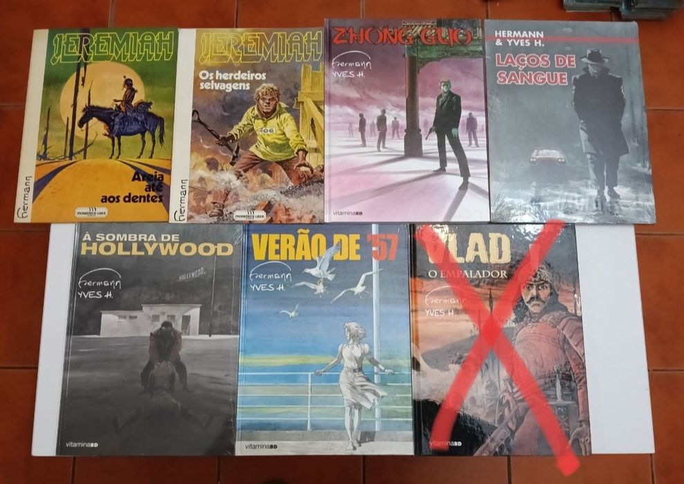 40 Livros A4 Herman, Jeremiah, Bois-maury, Bernard Prince, Comanche...