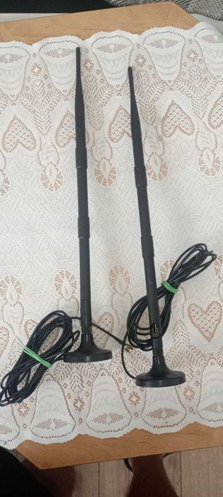 Antena WIFI 12dBi 2,4GHz SMA do kamery IP routera męski wtyk  2 szt.