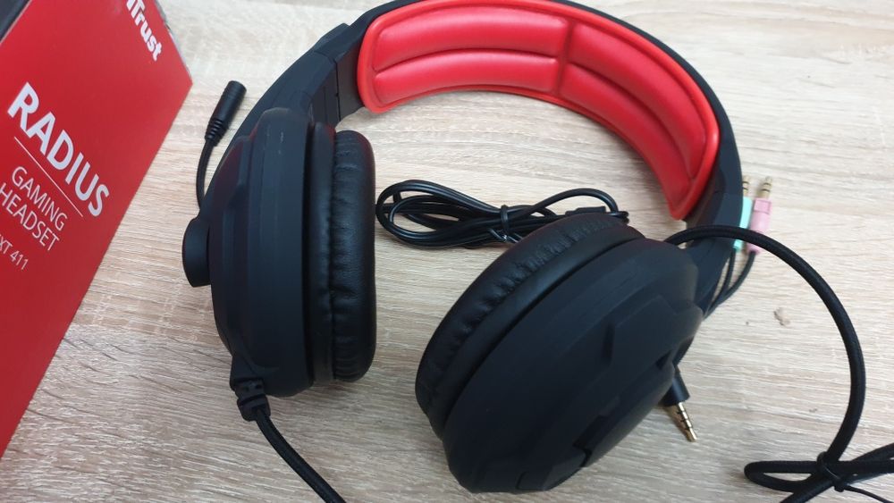 4 Pary słuchawki Trust GXT411 RADIUS Gamingowe