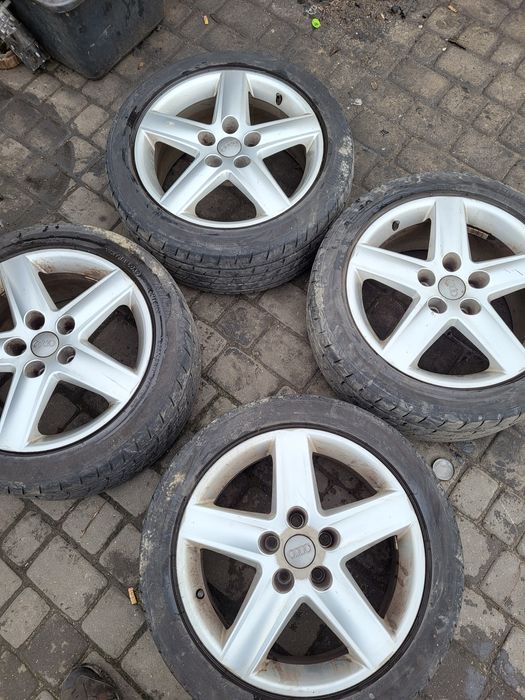 Alufelgi z oponami audi a6 c5  a4 b6 17cali 5x112