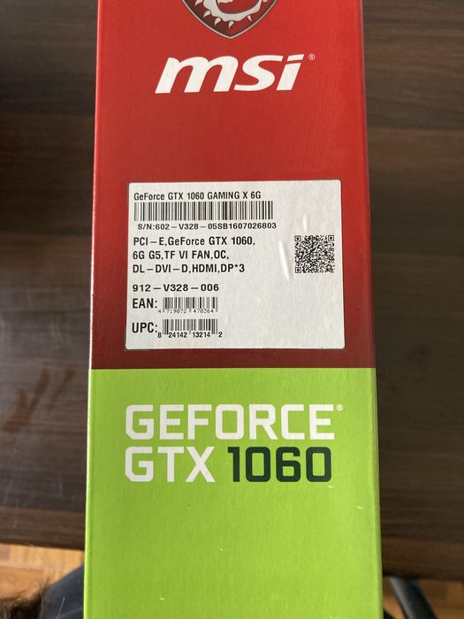 Placa Grafica Gtx1060 6gb -como nova