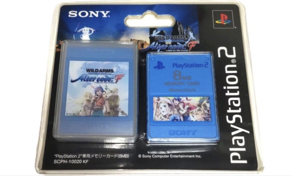 Playsation 2 nowa Karta pamieci Limited Wild Arms code F unikat nowa ps2 memory card