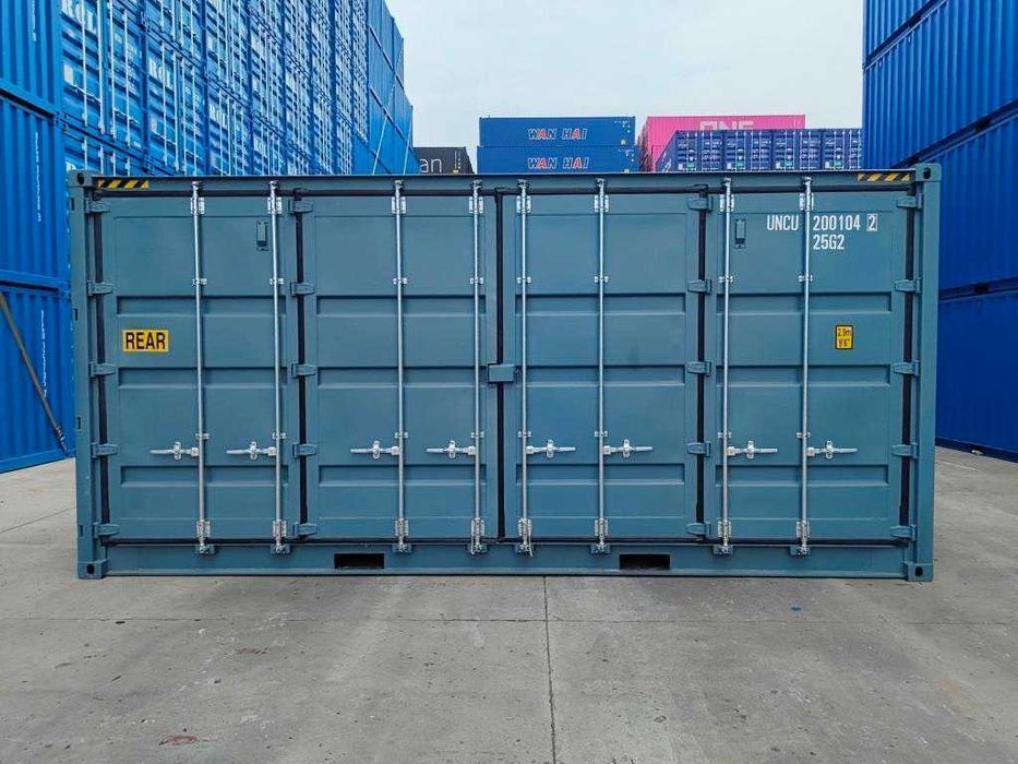 Kontener morski magazynowy OPEN SIDE 20 DV OS i 20 HC OS – TS-CONT