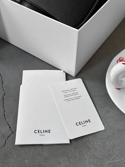 PREMIUM ‼️ Celine Triomphe , жіноча сумочка , шкіряна сумочка чорна