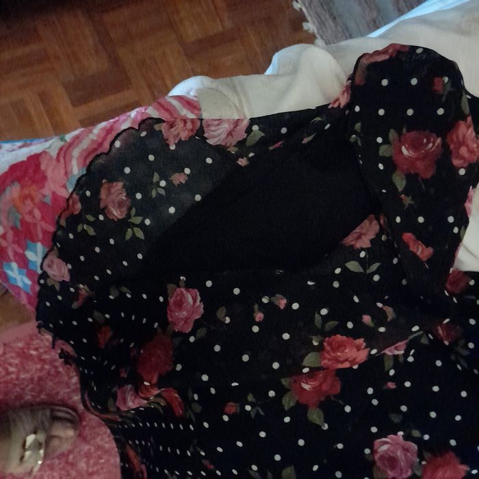 Vestido Vintage, decote V