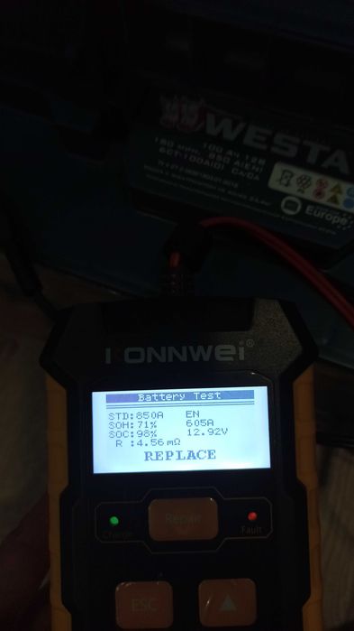 Акумулятор Westa 100Ah 850A (EN) 12V — Чесний стан