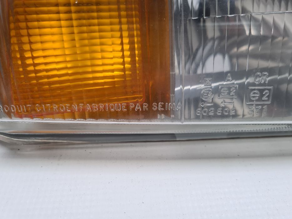 Lampa reflektor PRAWY CITROEN VISA 11 E 14 16 17 przód przedni OEM NOW