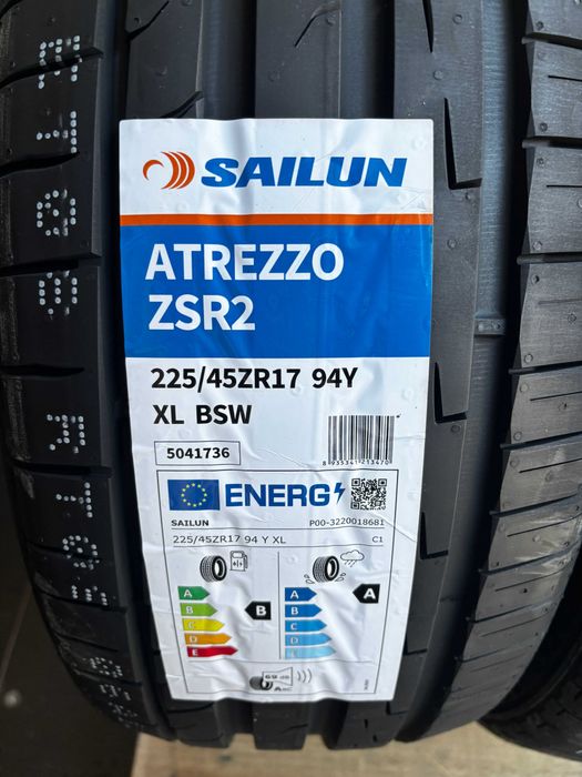 Okazja opony letnie 225/45R17 94Y XL SAILUN ATREZZO ZSR2 NOWE 2026r.