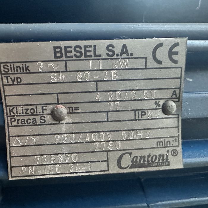 Silnik Besel sh 80 2b jak nowy