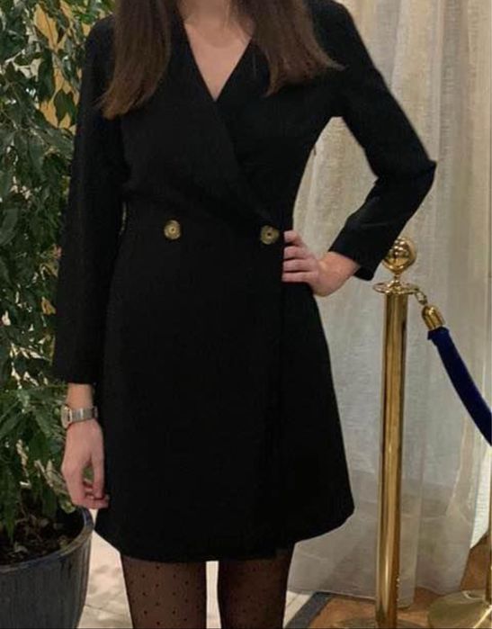 Vestido Blazer Preto