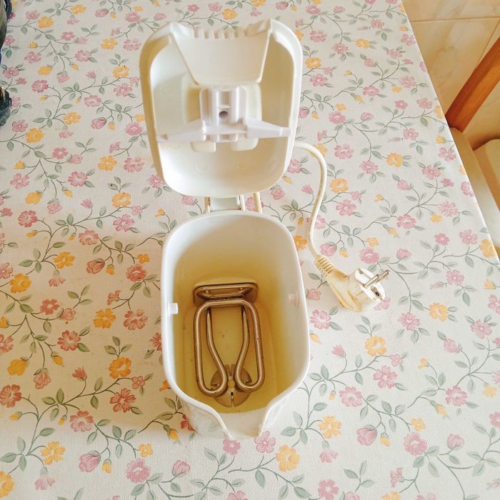 Chaleira Unold a funcionar