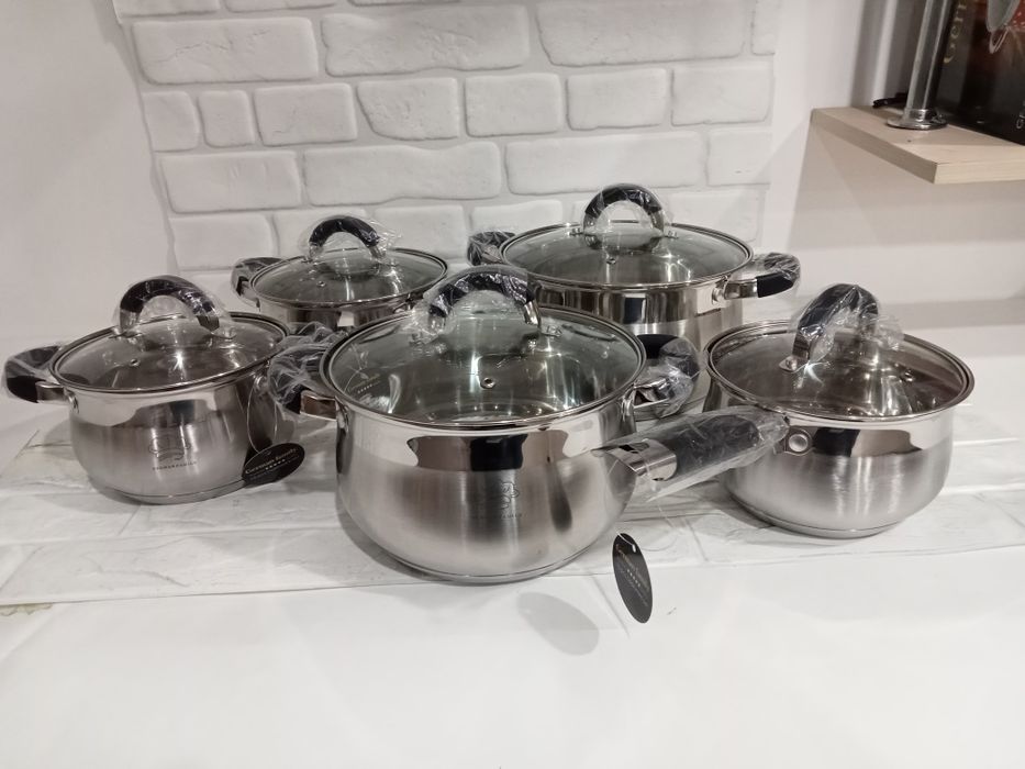 Набор кастрюль из нержавеющей стали 5 шт German Family GF-2046