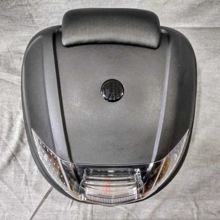 Top case 1 capacete encosto Mala Bagageira mota pequena moto Topcase