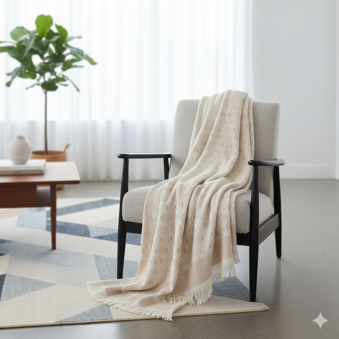 Mantas algodão decorativa