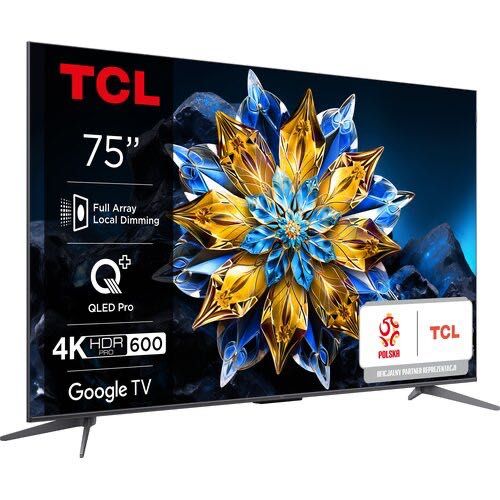 TCL 75C655 PRO – 75” QLED | 4K | 144Hz | Google TV | NOWY
