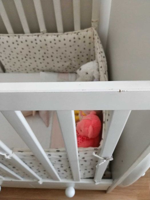 Cama de Grades/Berço IKEA criança c/ arrumação (3 gavetas) - 120 x 65 (Oferta Colchão)