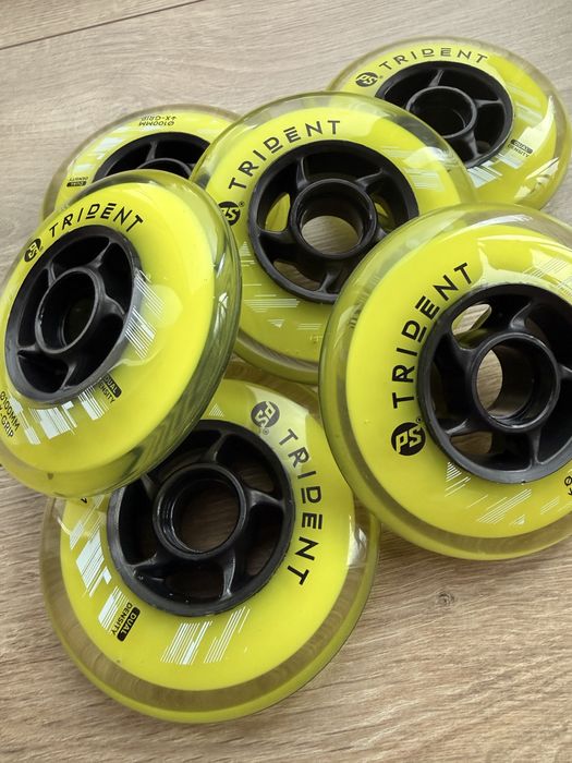 Kółka do rolek Powerslide Trident 100mm DD X-GRIP - 6 szt.