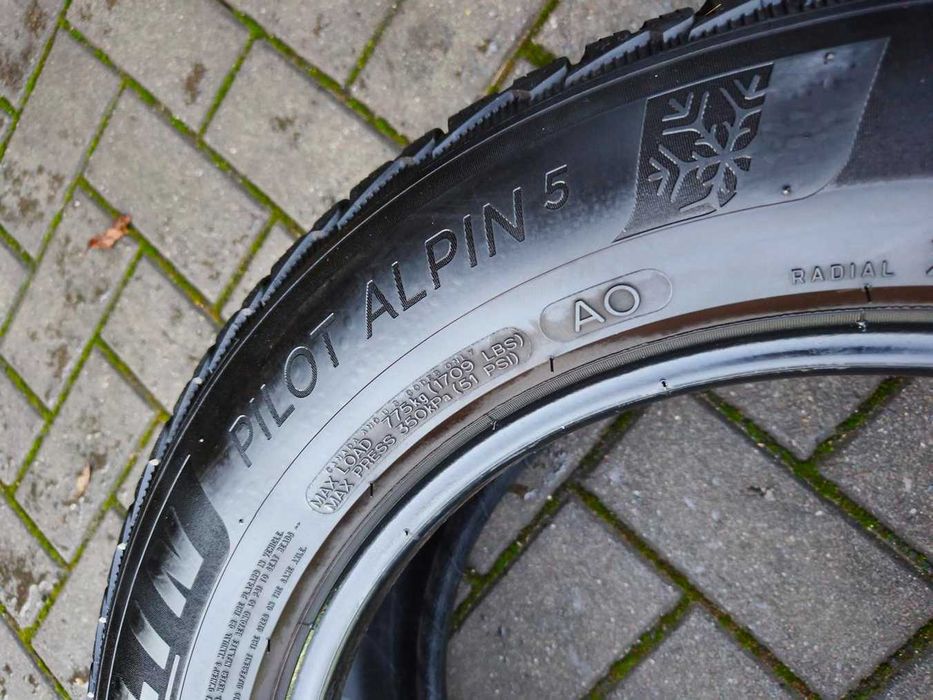 225/60 99H R17 MICHELIN Pilot Alpin 5 AO 6mm 2021r Zimowe Opony 2szt