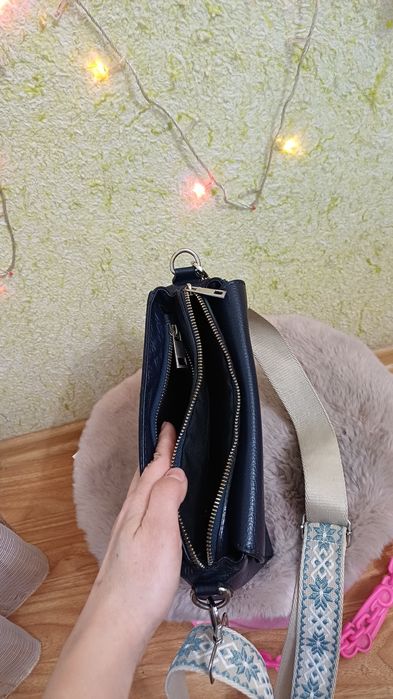 Сумка женская натуральная кожа Borse in Pelle Италия