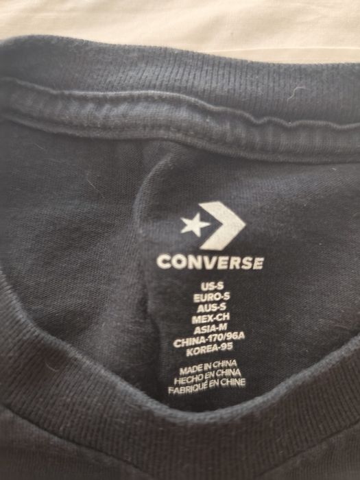 T-shirt preta Converse