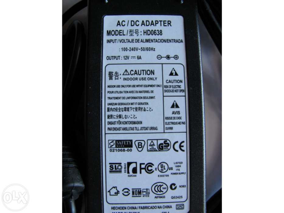 12V DC 6A Transformer for LED Strips and Other Uses64553328456066121