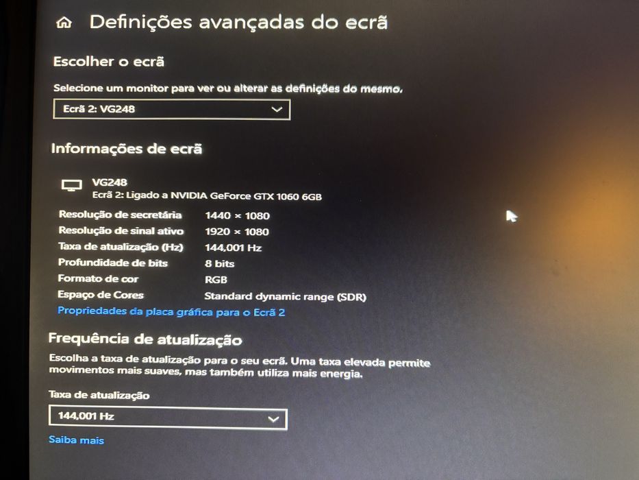 monitor ASUS VG248QE447155394933565440