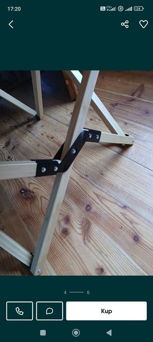 Leżak drewniany costwey solidny