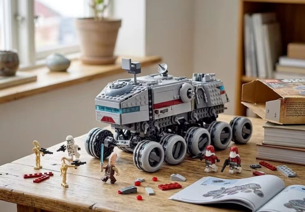 Конструктор 1в1 Lego star Wars 75413 турботанк 903 дет + минифигурки