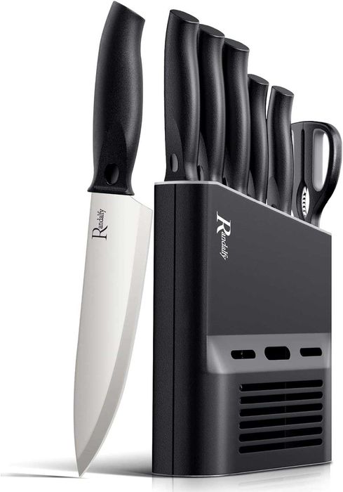 Conjunto de facas de cozinha [lâmina preta ou prateada]NOVO ENVIOGRÁTI