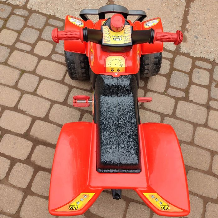 Quad na pedały BJ Plastik czerwony