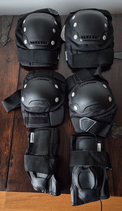 Decathlon kit proteção Skate e capacetes