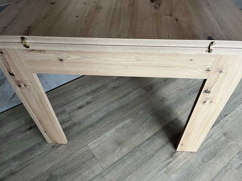 Dąb Artisan, stół rozkladany 95x95