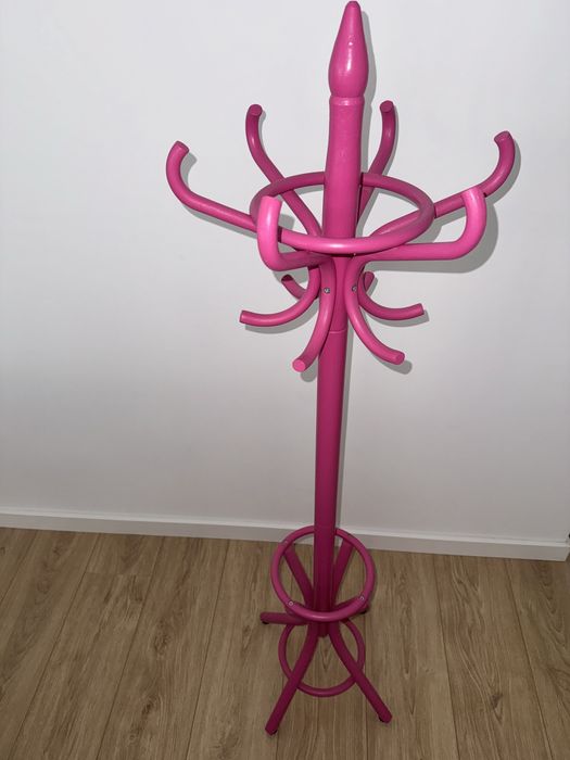 Cabide/bengaleiro criança rosa