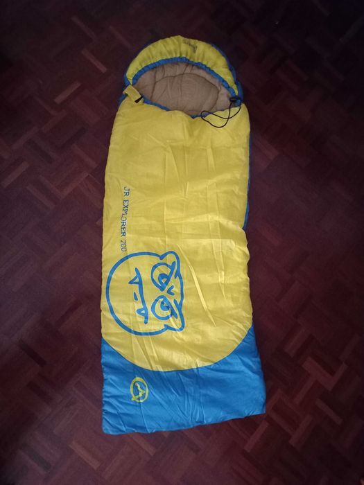 Saco cama BERG azul e amarelo criança