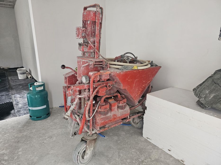 Máquina de Projetar Reboco e Gesso Projetado - Pronta para Trabalhar