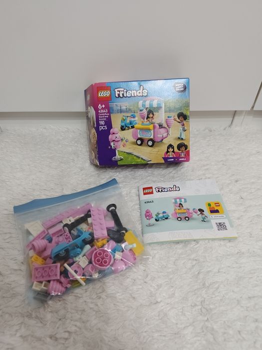 Leo friends 42643 stoisko z wata cukrowa i skuter