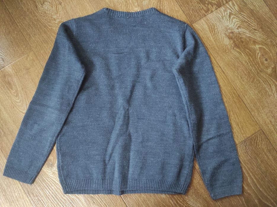 Новорічний светр новогодний свитер мальчик 122/128 6/7р